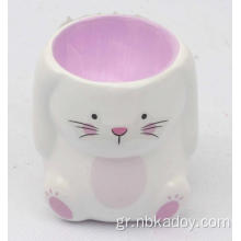 Cartoon White Rabbit Candlestick